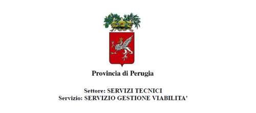 Servizio Viabilit� della Provincia di Perugia Ordinanza n. 267 del 30.06.2026